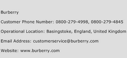 customer service burberry|Burberry customer service number.